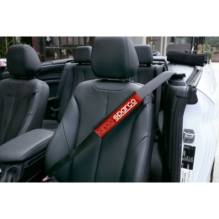 Almohadillas para Cinturón de Seguridad Sparco SPC1208RD Rojo (2 Unidades) 2
