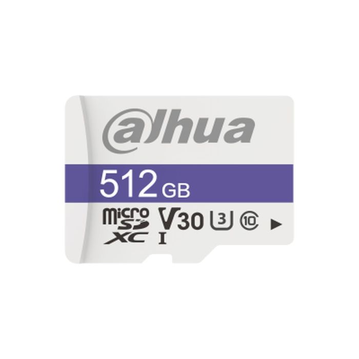 Dahua Microsd 512Gb Microsd Card, Read Speed Up To 100 Mb/S, Write Speed Up To 80 Mb/S, Speed Class C10, U3, V30, Tbw 70Tb (Dhi-Tf-C100/512Gb)