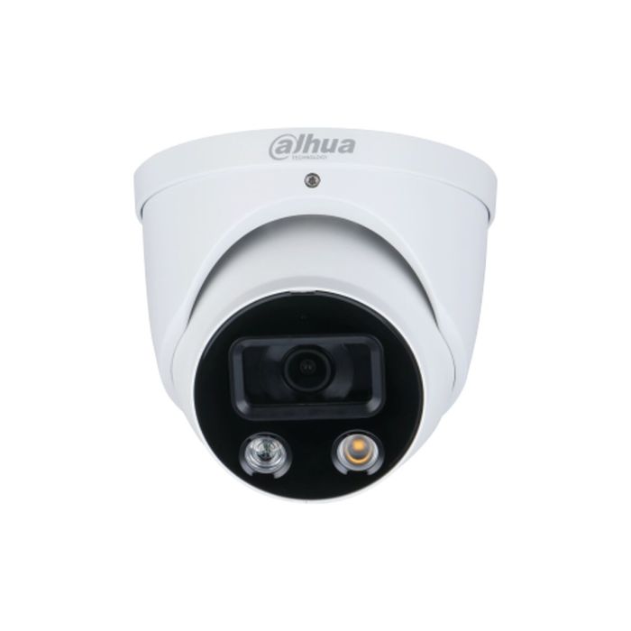 (Dh-Ipc-Hdw3449Hp-As-Pv-0280B-S3) Dahua Cámara Ip Turret Wizsense Serie 3 4Mp con Inteligencia Artificial Pal Full-Color Soporta Microsd 256Gb Alarma 2.8Mm