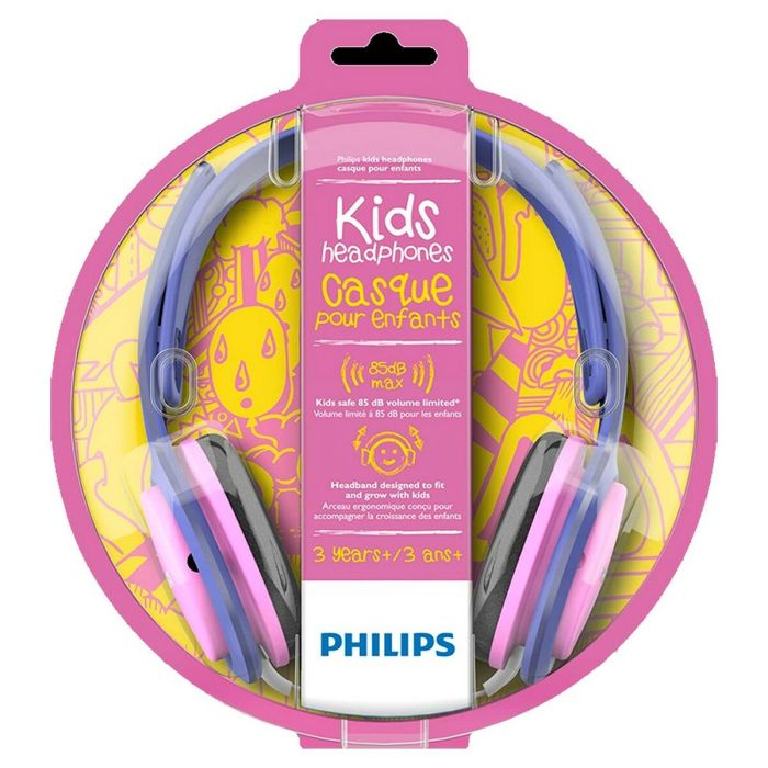 Auriculares de Diadema Philips Rosa Para niños Con cable 1