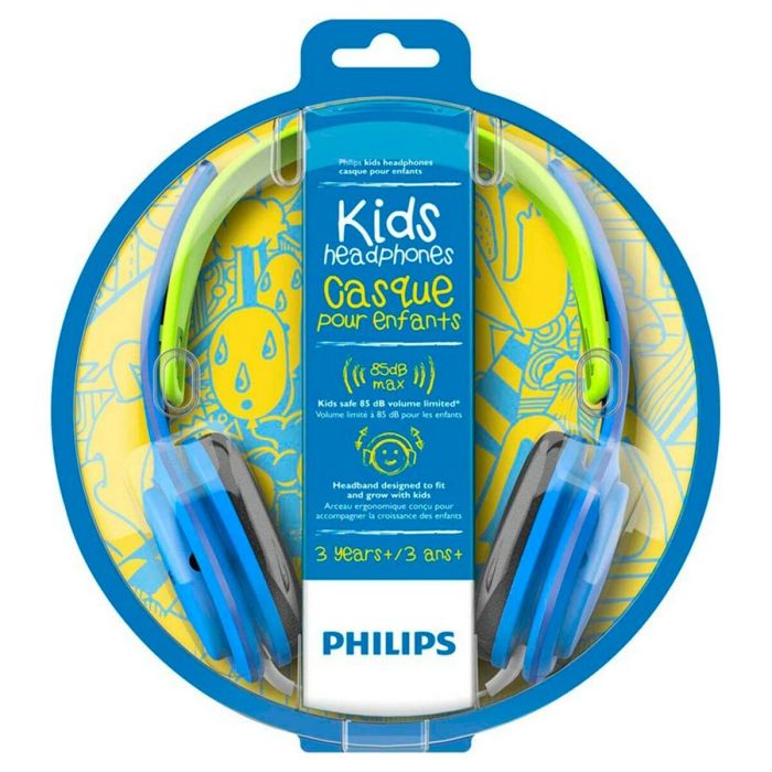 Auriculares de Diadema Philips (3.5 mm) Azul Para niños Con cable 1