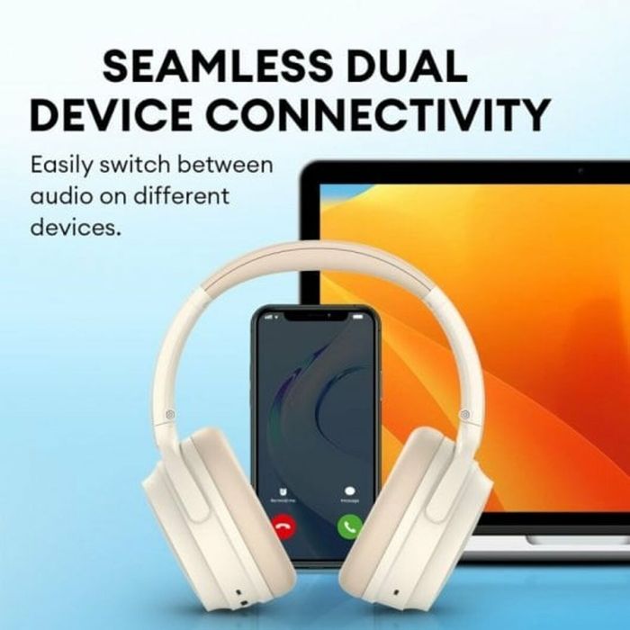 Auriculares Bluetooth con Micrófono Edifier WH700NB Beige 2