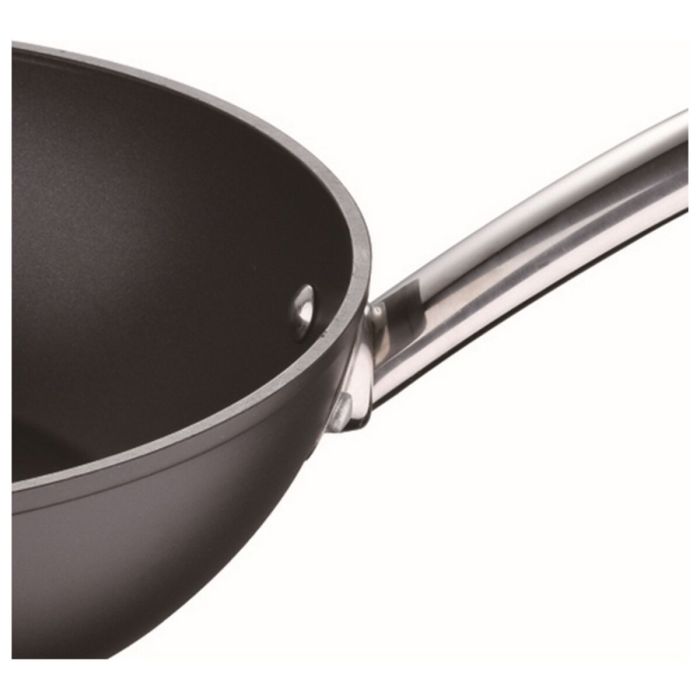 Sartén Wok Masterpro Negro Aluminio Aluminio Forjado (Ø 28 cm) 3