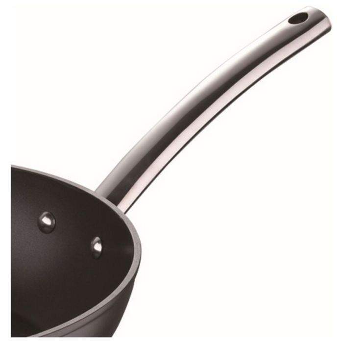 Sartén Wok Masterpro Negro Aluminio Aluminio Forjado (Ø 28 cm) 2