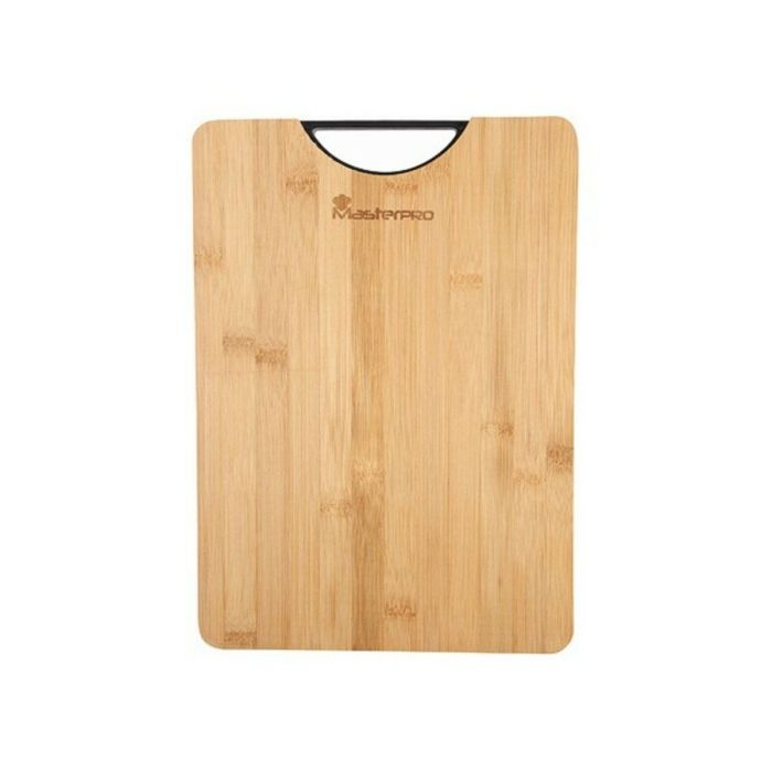 Tabla de cortar Masterpro Foodies Marrón Bambú (35 x 25 x 3 cm) 1