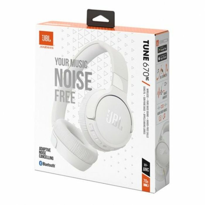 Auriculares con Micrófono JBL 670NC Blanco 1