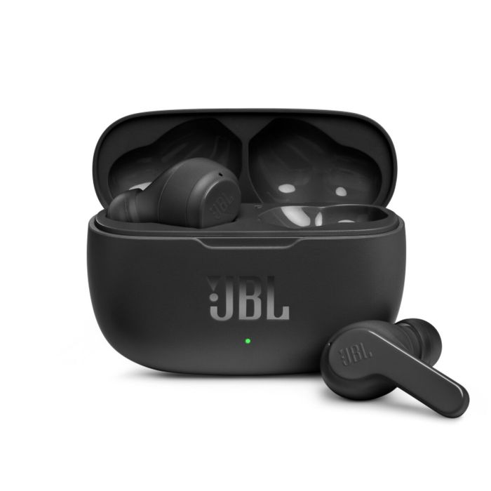 Auriculares Bluetooth JBL Wave 200TWS con estuche de carga/ Autonomía 5h/ Negros