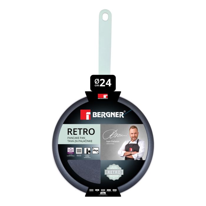 Crepera Bergner Verde 24 cm 2