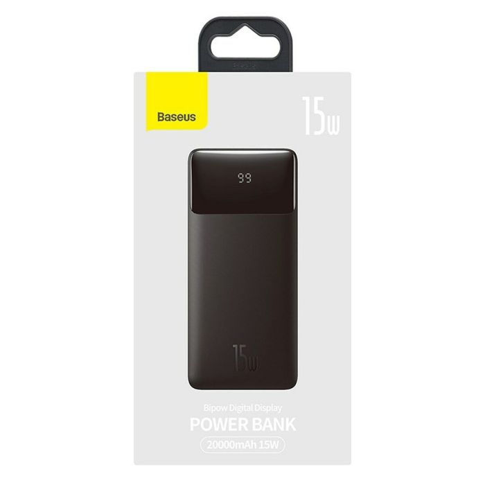 Power Bank Baseus Bipow Negro 20000 mAh 2 Power Bank Baseus Bipow Negro 20000 mAh 2
