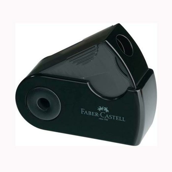 Sacapuntas Faber-Castell Sleeve Mini Negro (12 Unidades) 1