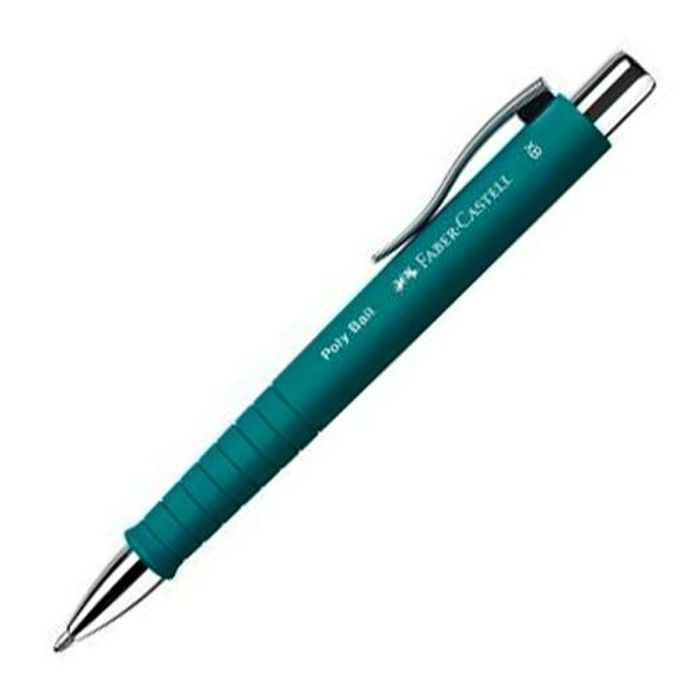 Bolígrafo Faber-Castell Poly Ball XB Verde Esmeralda 5 Unidades 1 Bolígrafo Faber-Castell Poly Ball XB Verde Esmeralda 5 Unidades 1