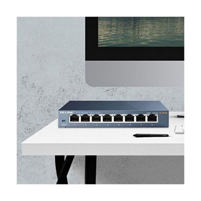 Switch de Sobremesa TP-Link TL-SG108 Auto MDIX Gigabit Ethernet 2