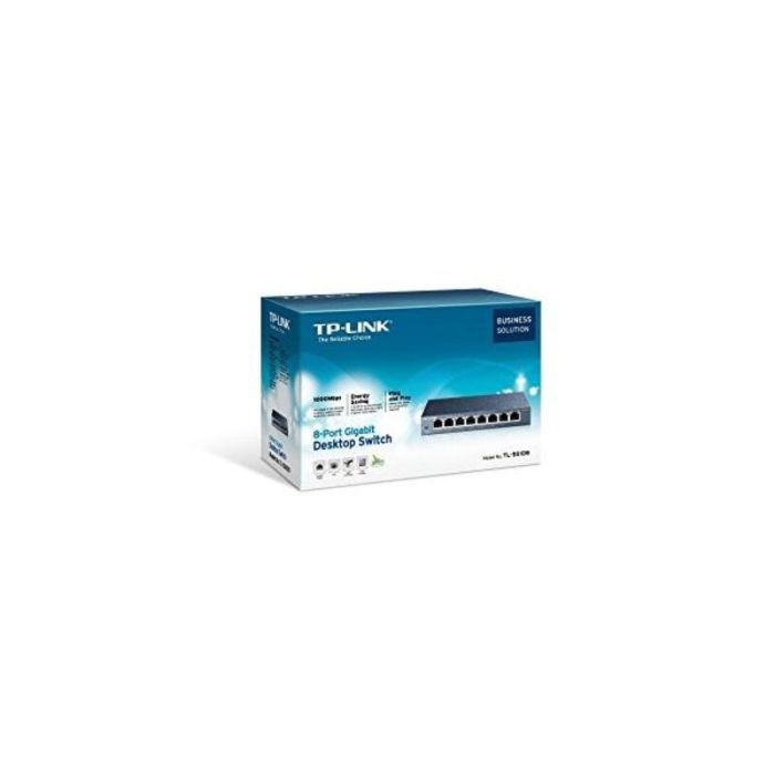 Switch de Sobremesa TP-Link TL-SG108 Auto MDIX Gigabit Ethernet 1