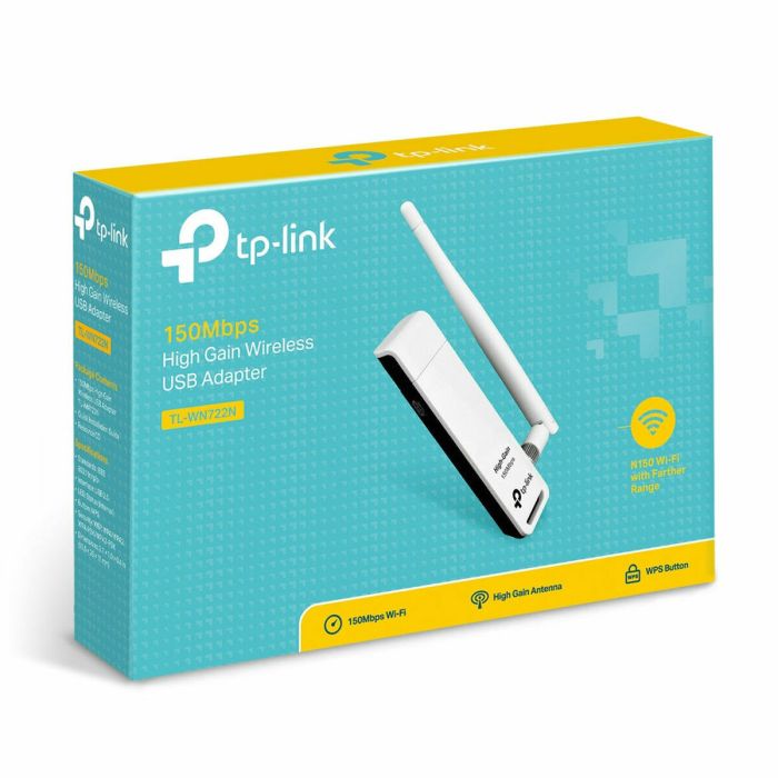 Adaptador USB TP-Link TL-WN722N 150 Mbps 2