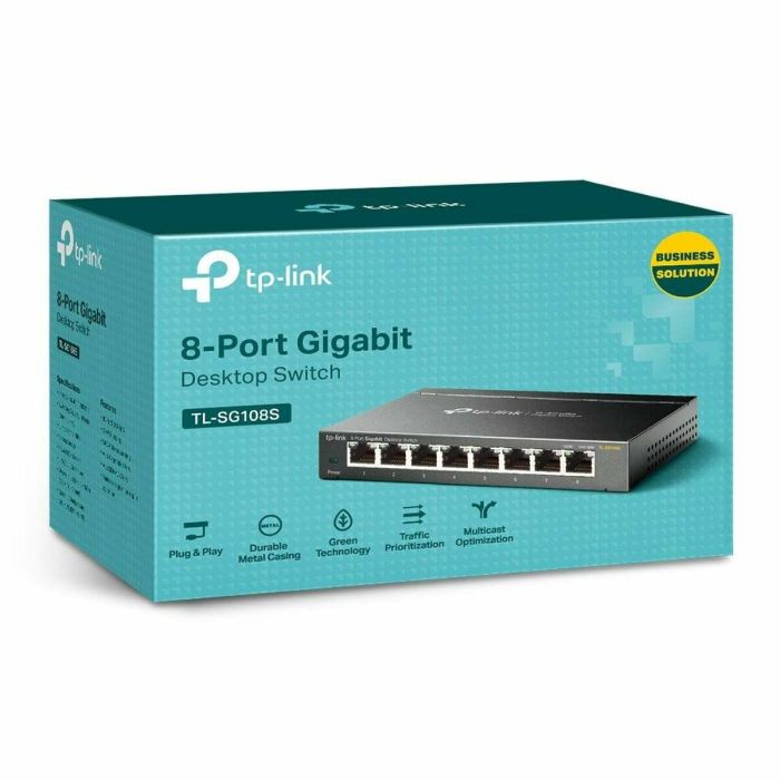 Switch TP-Link TL-SG108S RJ-45 x 8 Negro 1