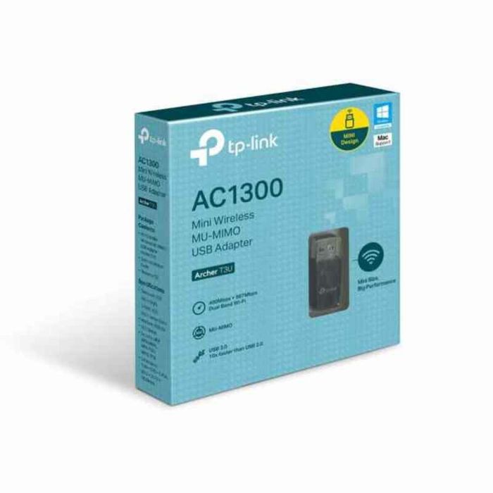 Mini Adaptador USB Wifi TP-Link ARCHER T3U AC1300 1