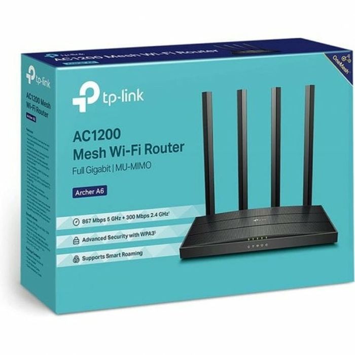 Router TP-Link ARCHERC6 300 Mbit/s Negro 3