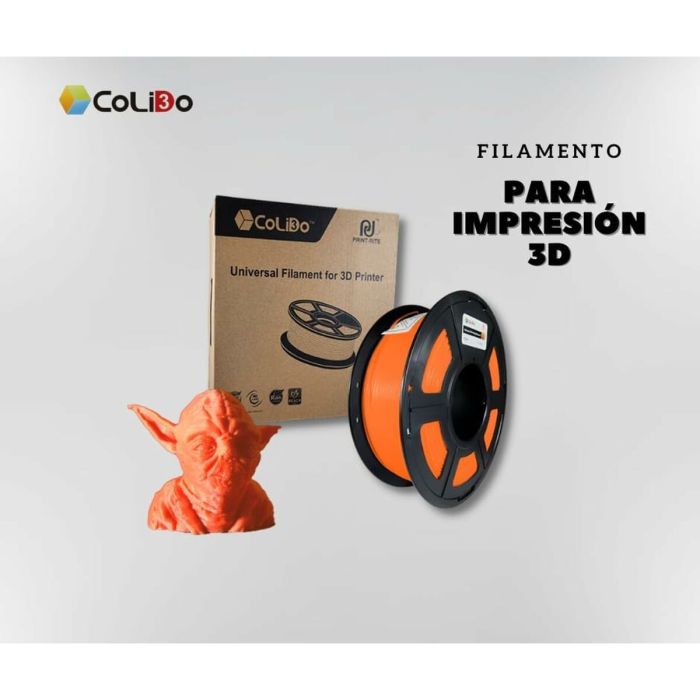 Bobina de Filamento CoLiDo COL3D-LCD164O Naranja 4