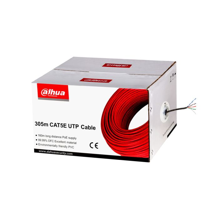 Cable de Red Rígido UTP Categoría 6 Dahua PFM920I-5EUN Blanco 305 m 0 Cable de Red Rígido UTP Categoría 6 Dahua PFM920I-5EUN Blanco 305 m 0