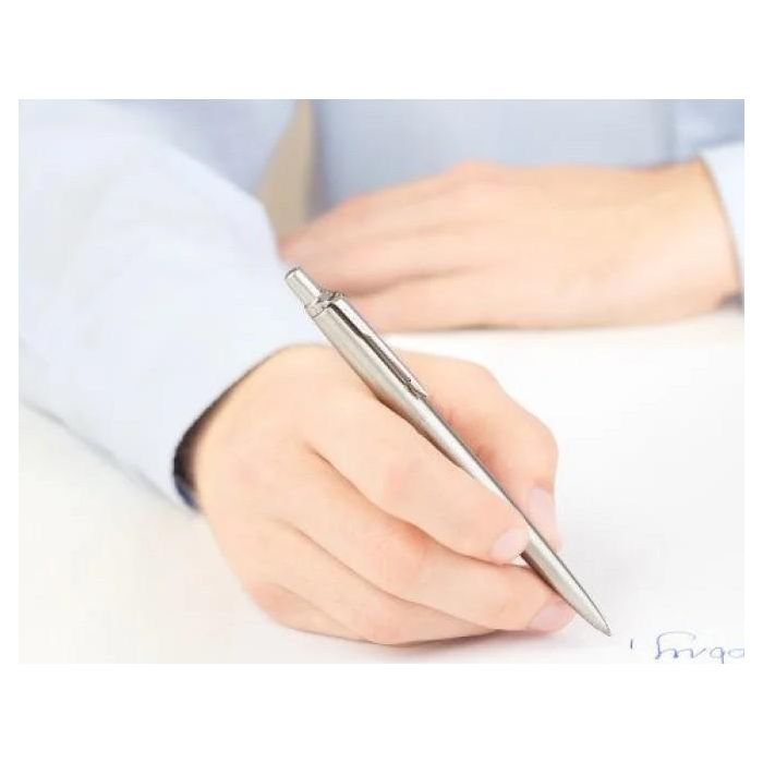 Parker Jotter - Juego de bolígrafo y portaminas de acero CT - Incluye estuche 1 Parker Jotter - Juego de bolígrafo y portaminas de acero CT - Incluye estuche 1
