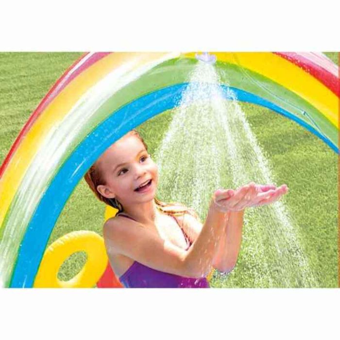 Piscina Hinchable para Niños Intex Parque de juegos Arcoíris 297 x 135 x 193 cm 381 L 3