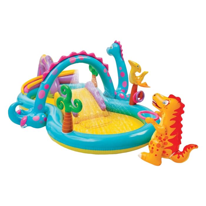 Piscina Hinchable para Niños Intex   Dinosaurios Parque de juegos 302 x 112 x 229 cm 280 L 10