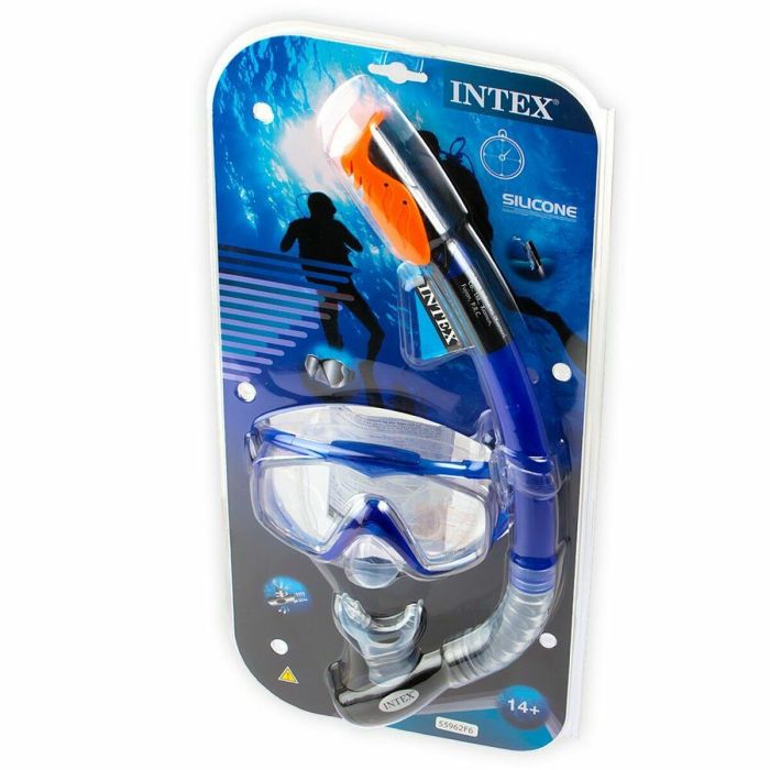 Gafas de Buceo con Tubo Intex Aqua Pro Swim 1