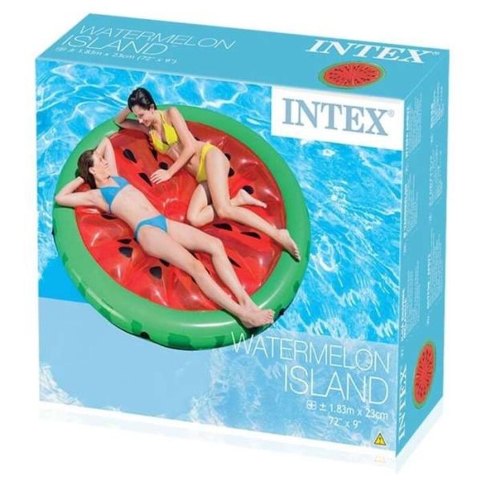 Colchoneta Hinchable Intex Siva _227916 Sandía 183 x 23 x 183 cm 1 Colchoneta Hinchable Intex Siva _227916 Sandía 183 x 23 x 183 cm 1