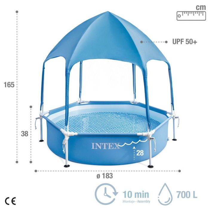 Piscina Desmontable Intex 183 x 38 x 183 cm 3