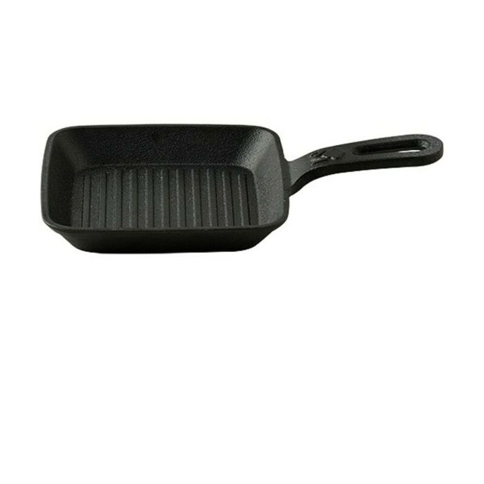 Sartén Asadora Masterpro Negro Hierro Fundido (13,7 x 22,2 x 2,2 cm) 4 Sartén Asadora Masterpro Negro Hierro Fundido (13,7 x 22,2 x 2,2 cm) 4