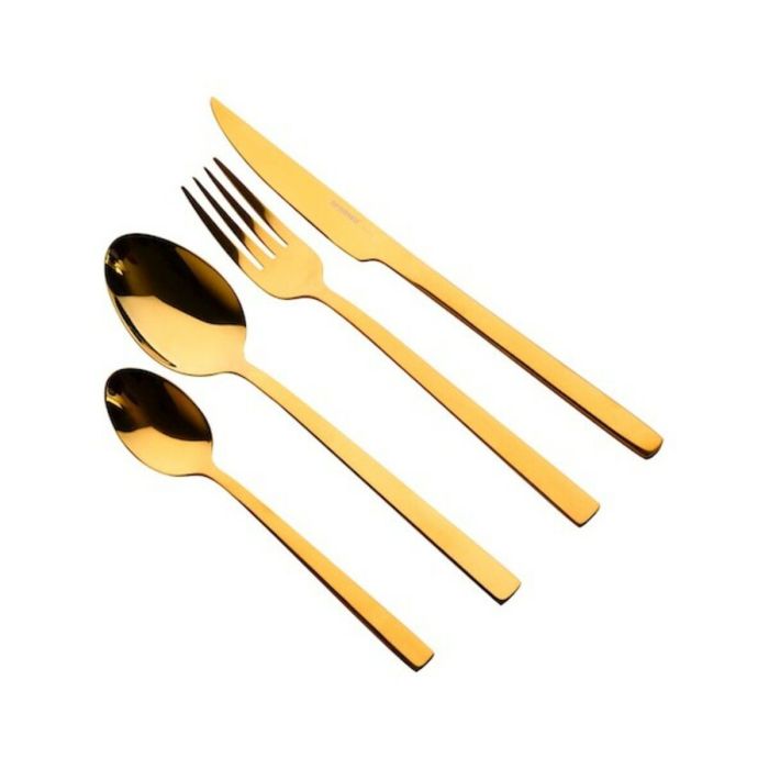 Cubertería Bergner Sofia Oro Acero Inoxidable (24 pcs) 4 Cubertería Bergner Sofia Oro Acero Inoxidable (24 pcs) 4