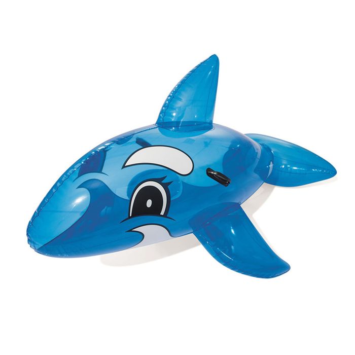 Bestway Figura Hinchable Ballena Azul con Asas 157x94 cm +3 Años Playa y Piscina 41037