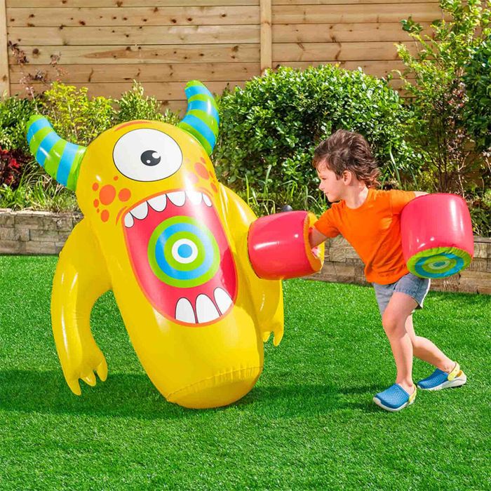 Saco de Boxeo de Pie Hinchable para Niños Bestway Monstruo 120 cm 1