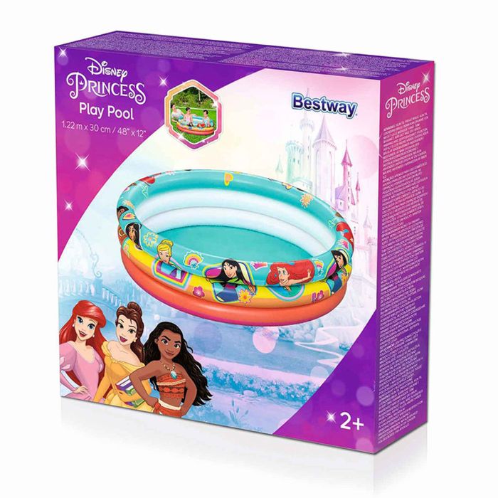 Piscina Hinchable para Niños Bestway Princesas Disney 122 x 30 cm 2