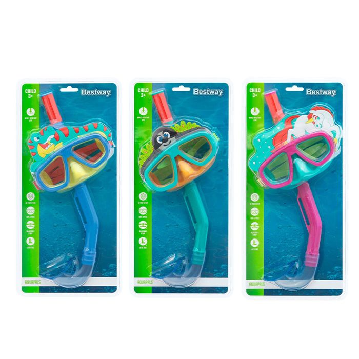 Gafas de Buceo con Tubo Infantiles Bestway Multicolor 3