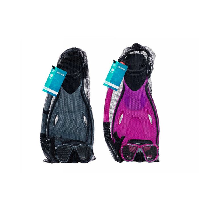 Bestway Set Snorkel Infantil Correa Anatomica Color Surtido 24-27 +3 Años Playa y Piscina 25039 3