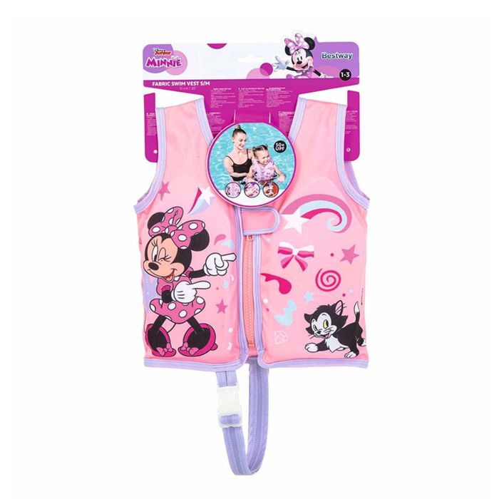 Chaleco Hinchable para Piscina Bestway Minnie Mouse Rosa 2