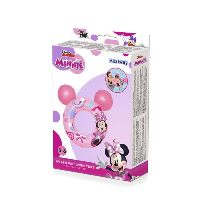 Flotador Hinchable Bestway Minnie Mouse 74 x 76 cm Rosa 2