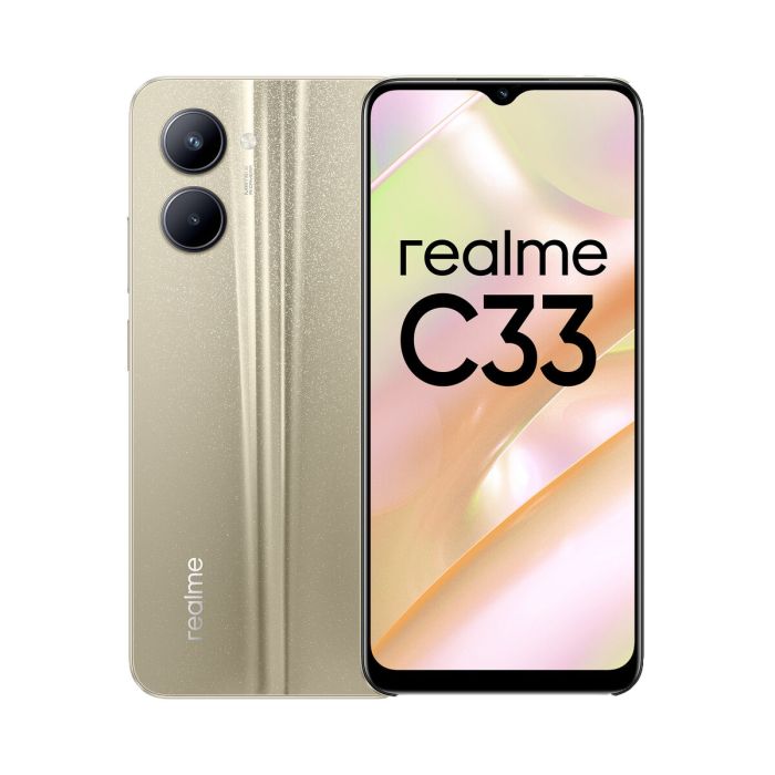 Smartphone Realme Realme C33 Dorado 4 GB RAM Octa Core Unisoc 6,5" 1 TB 128 GB