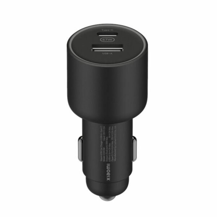 Cargador de Coche Xiaomi 67W USB-A Tipo-C/ 1xUSB-A/ 1xUSB Tipo-C/ 2A/ 6A