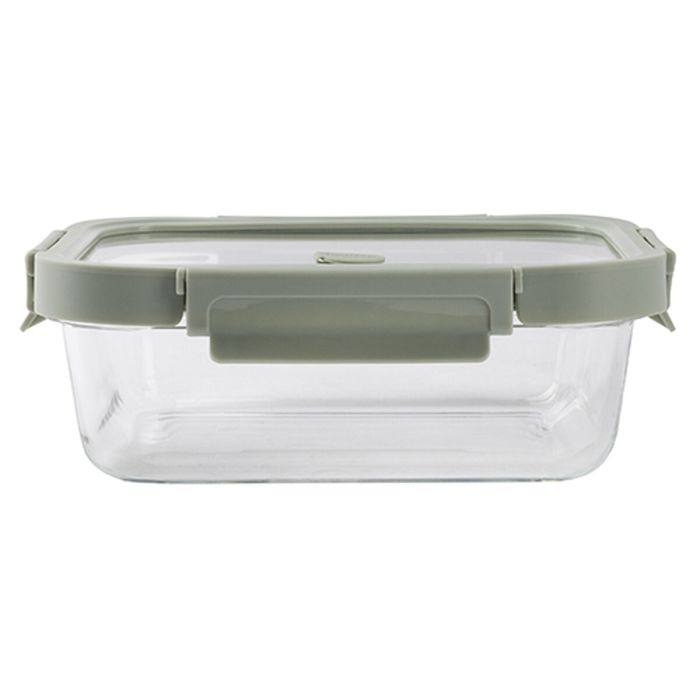 Fiambrera Hermética Lékué Vidrio de Borosilicato Rectangular 1,05 L 9