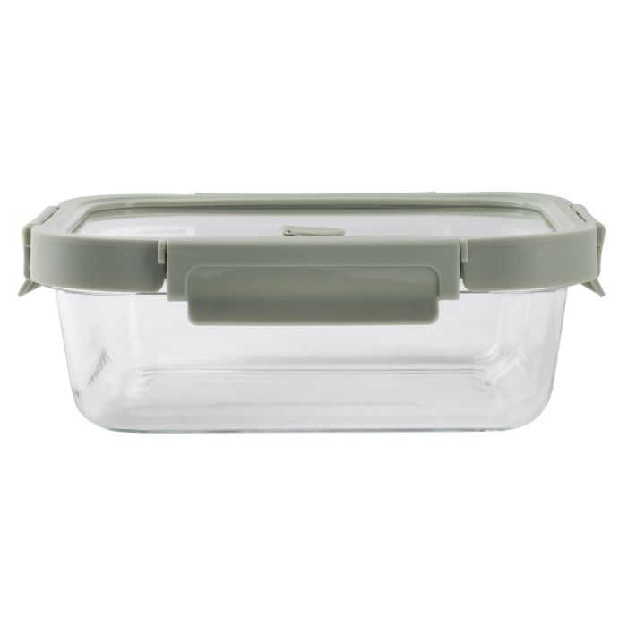 Fiambrera Hermética Lékué Vidrio de Borosilicato Rectangular 1,05 L 1