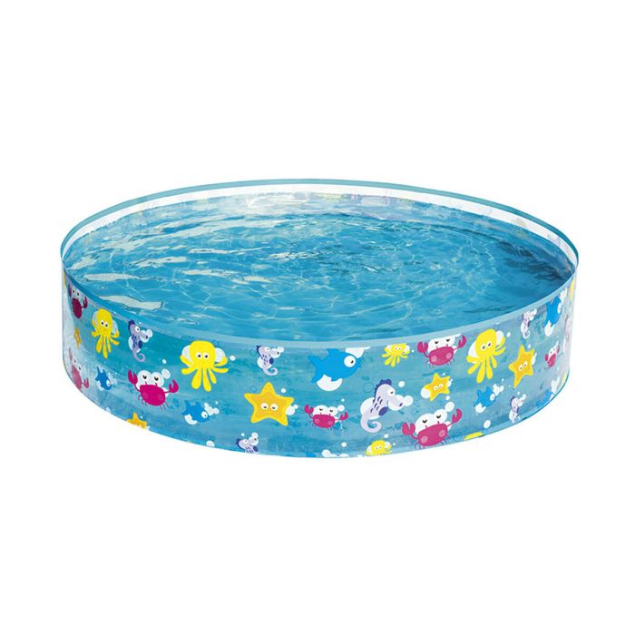 Bestway Piscina Infantil Rigida PVC Mar 122x25 cm +2 Años Jardin 55028