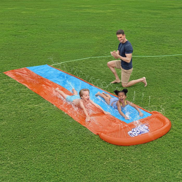 Tobogán de Agua Bestway Deslizante Doble 488 x 138 cm 1