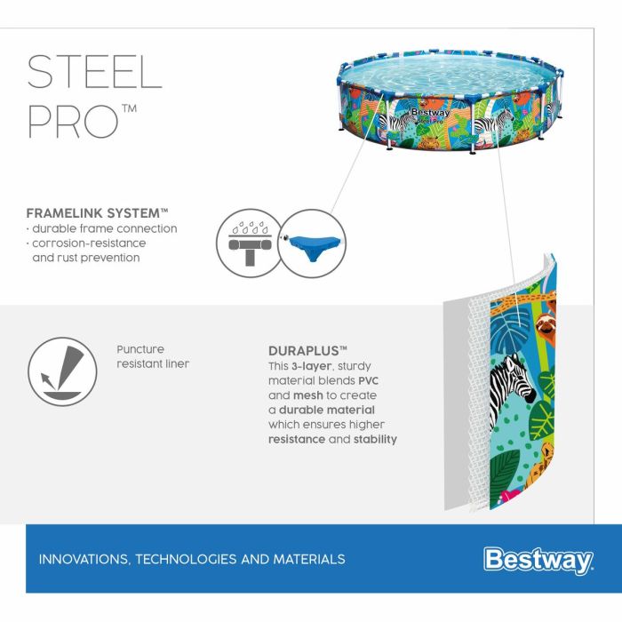 Piscina Desmontable Bestway Steel Pro 305 x 66 cm 1