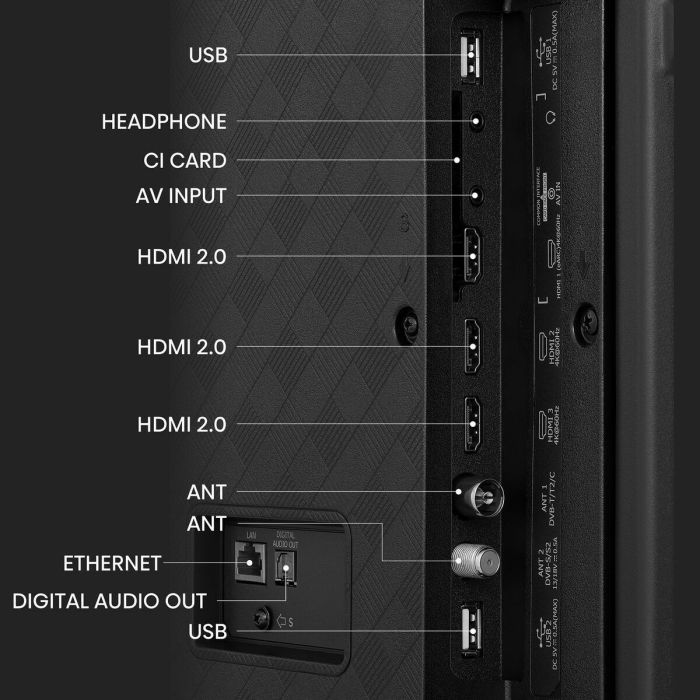 Smart TV Hisense 65A6K 4K Ultra HD LED 8