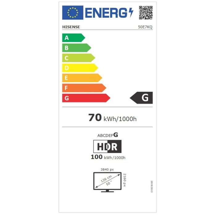 Smart TV Hisense 50E7KQ 4K Ultra HD 50" HDR HDR10 QLED Direct-LED Dolby Vision 1 Smart TV Hisense 50E7KQ 4K Ultra HD 50" HDR HDR10 QLED Direct-LED Dolby Vision 1