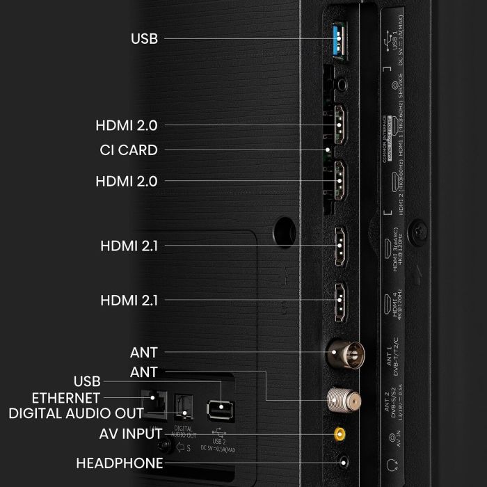 Smart TV Hisense 85U7KQ 4K Ultra HD 85" ULED AMD FreeSync 3