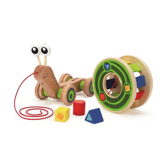 Juguete Interactivo Hape Nestable Snail 30 x 18,6 x 11 cm 4