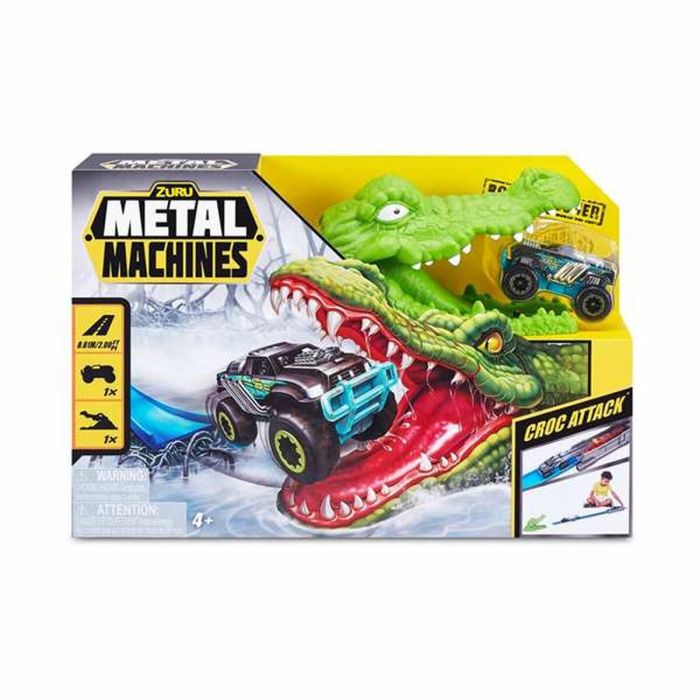 Pista Lanzadora Zuru Metal Machines Croc Attack 30 x 9 cm 2